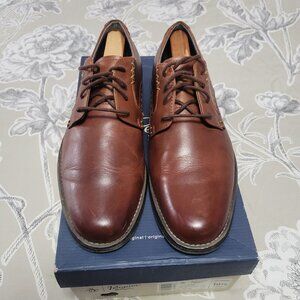 Original Penguin Walter Oxford Lace up Dress Shoes Cognac Brown 10.5
